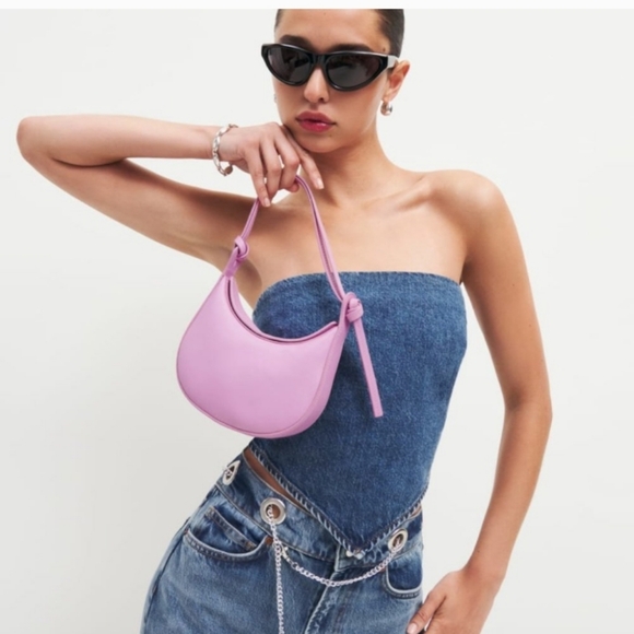 Reformation Handbags - NWT Reformation - Mini Rosetta Shoulder Bag (Color: Heather) Retail: $248